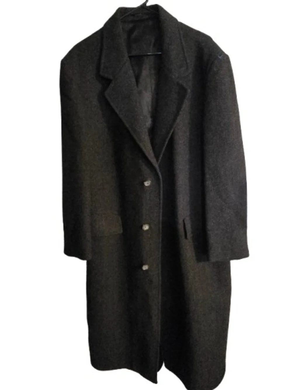 Vintage 1960 - 1980 London Fog wool herringbone coat Size 44R